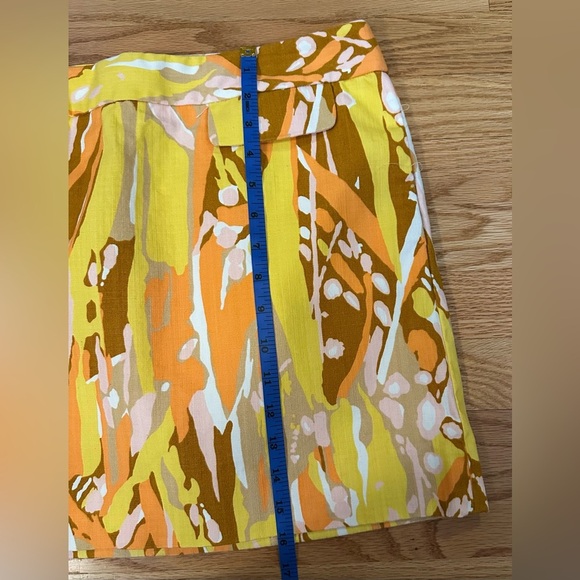 J. Crew Abstract Colorful 70s Print Mini Skirt - Women's Size 8 - Picture 9 of 9